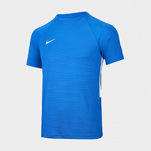 Детская игровая футболка Nike Dry Tiempo Premier SS - Royal Blue / White