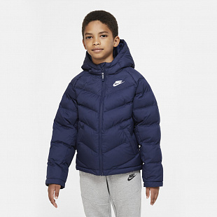 Детская куртка Nike Sportswear Older Kids' Synthetic-Fill Jacket - Obsidian