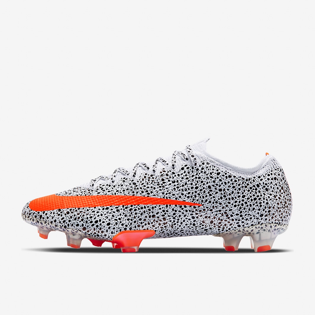 Nike Mercurial Vapor 13 Elite CR7 FG White Total Orange Black CV3170 180 Nike