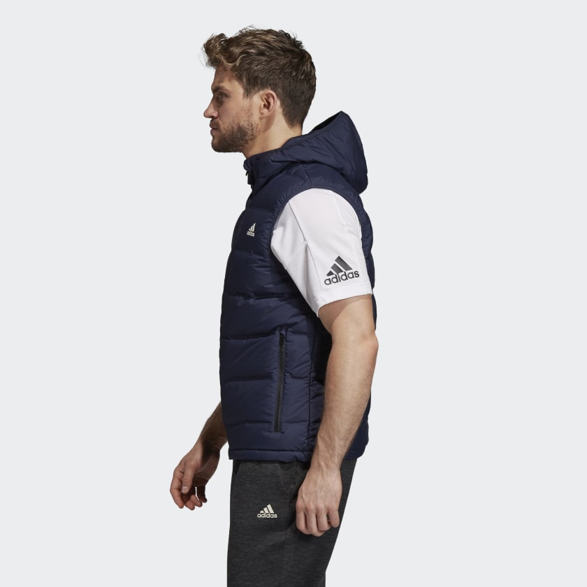 Adidas helionic down vest on sale