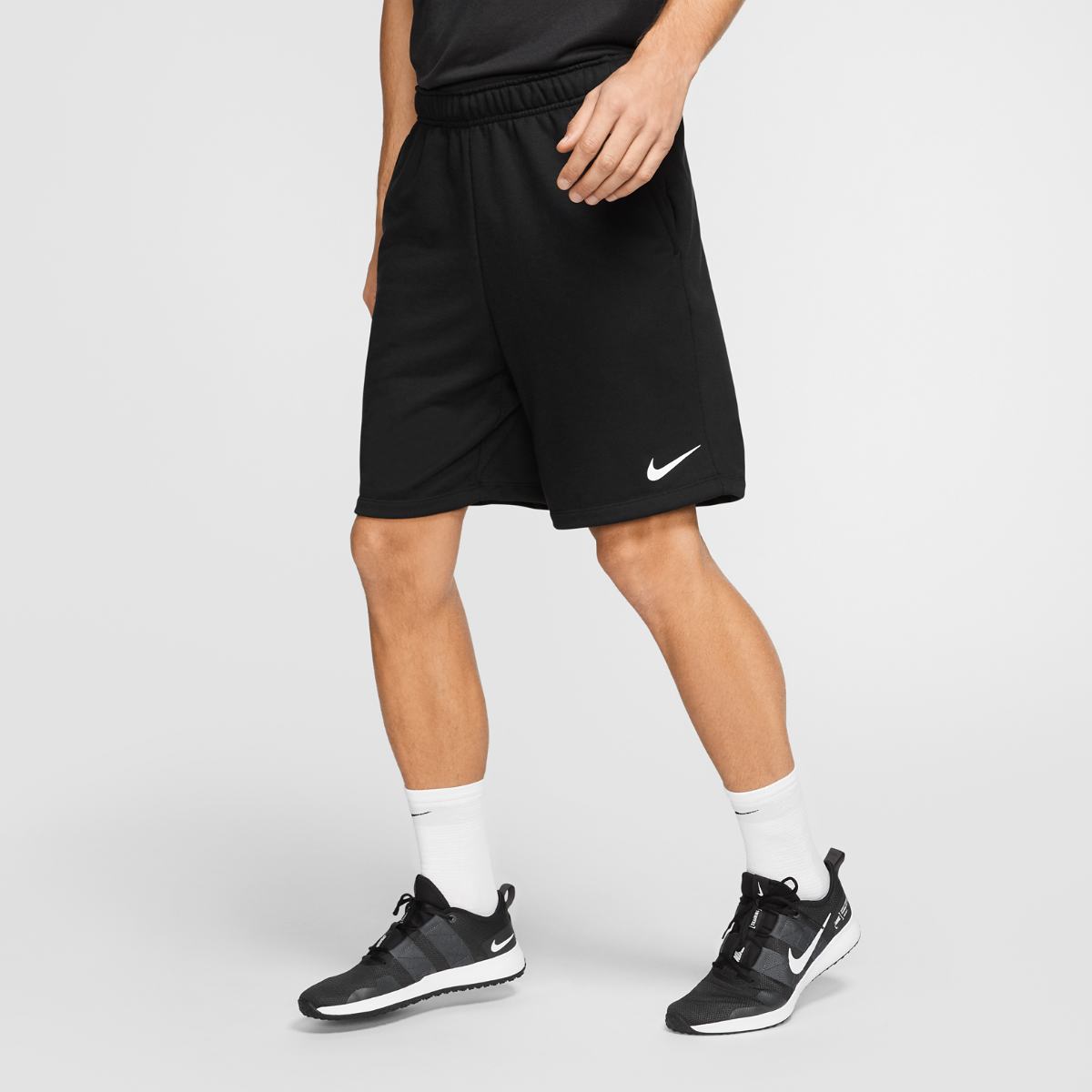 Nike Dri FIT Fleece Training Shorts Black