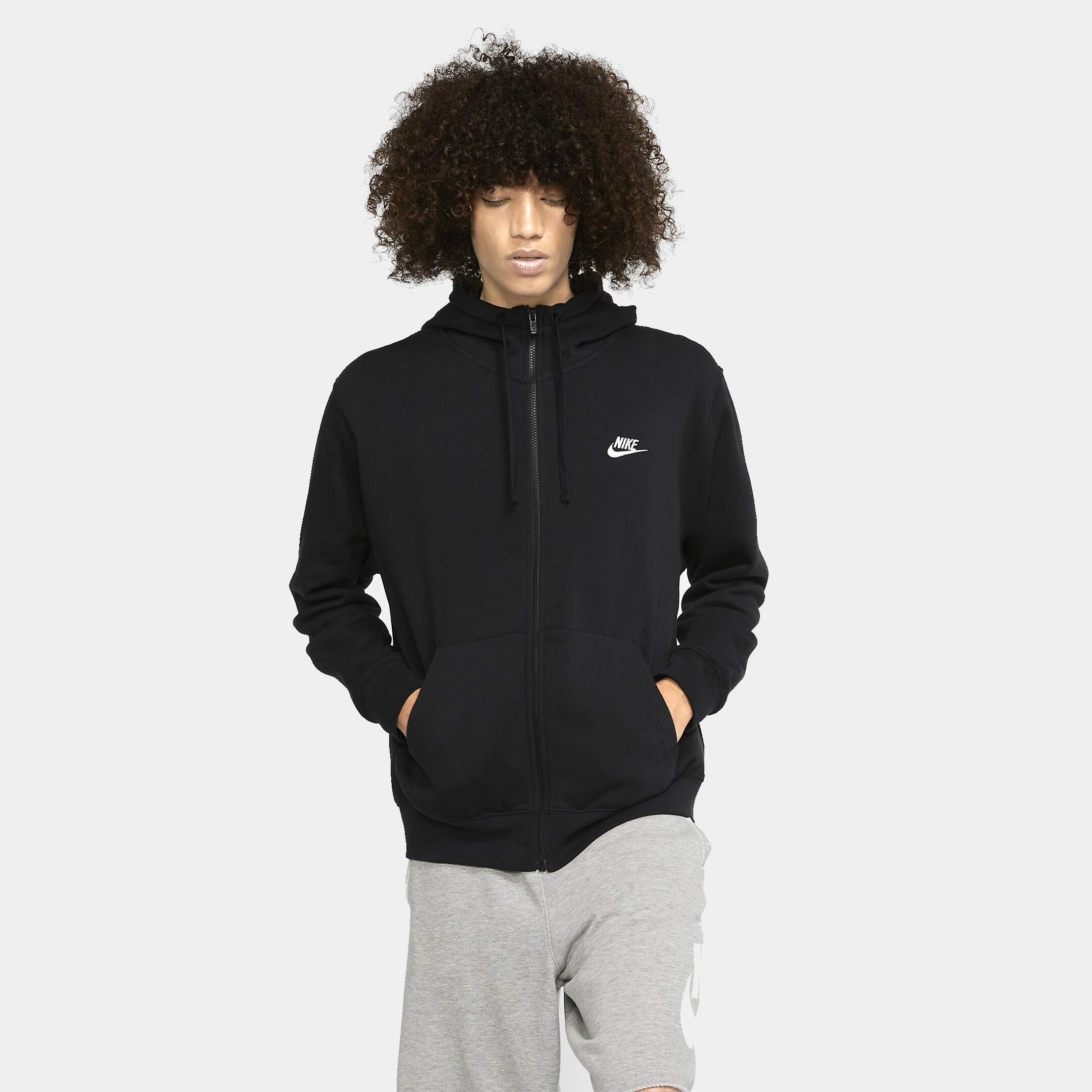 Nike Club Full Zip Hoodie BV2645 010 2XL BV2645 010 Nike