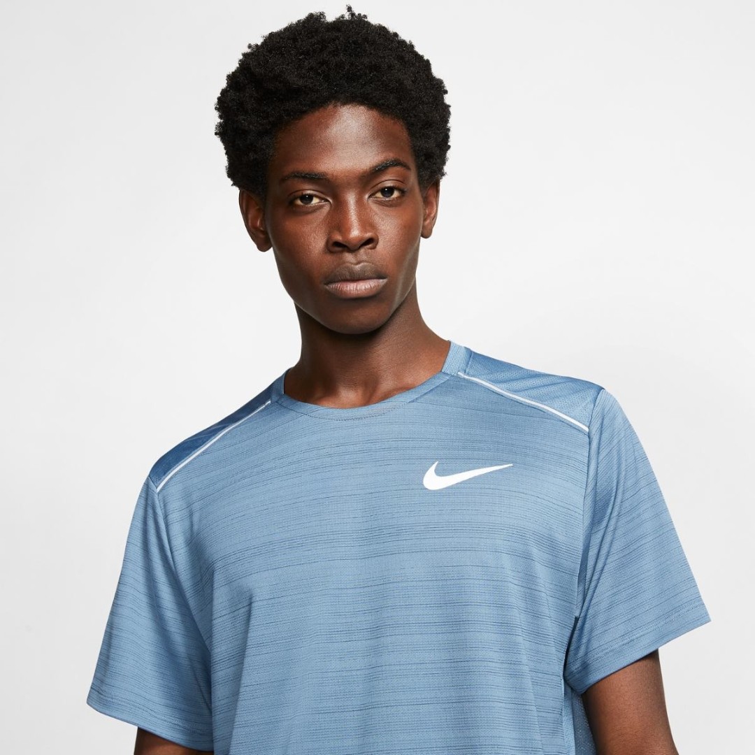 Nike miler t shirt blue online