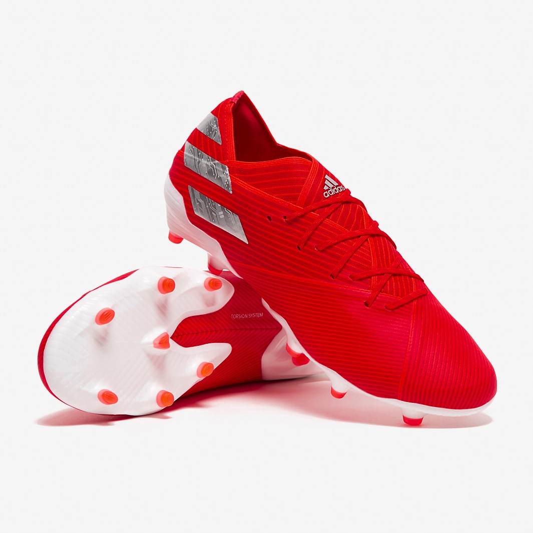 Купить бутсы adidas nemeziz 19.1 fg - active red/silver/solar red F34408 |  Adidas | онлайн - магазин Аякс•Спорт