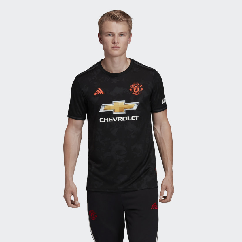 Купить Футболка Adidas Manchester United Third Jersey - Blac