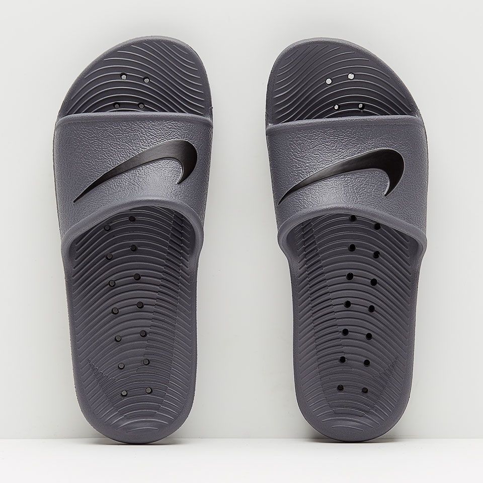 nike kawa slide grey