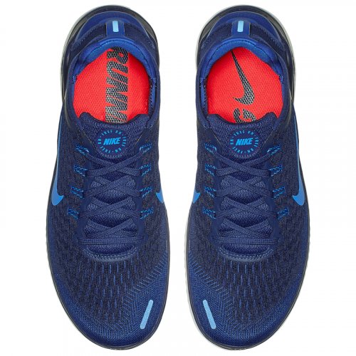 Nike free running shoes blue hotsell