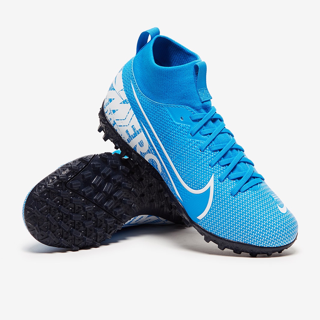 Nike Mercurial Superfly VII Academy TF Blue Hero White Obsidian AT8143 414 Nike