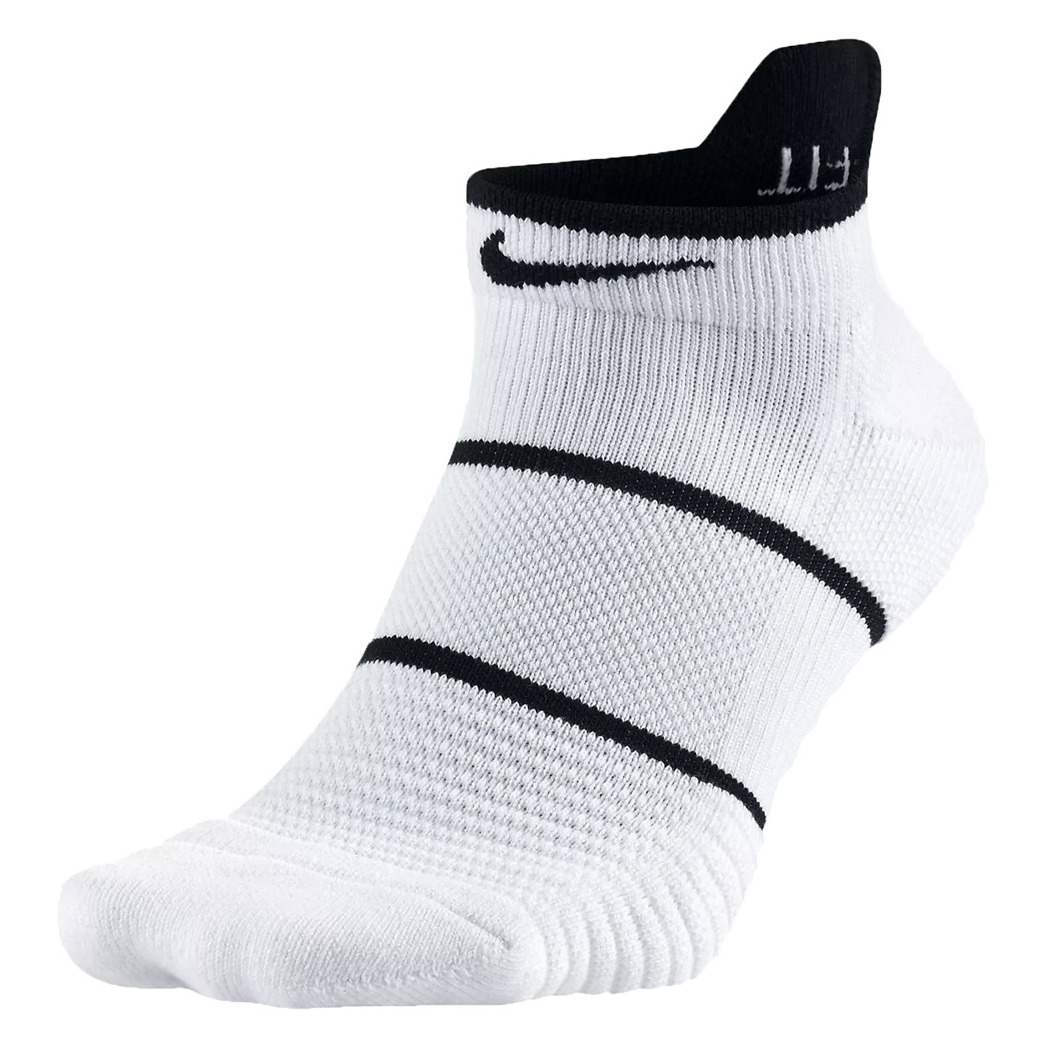 Nike Court Essentials No Show Tennis Socks White Black SX6914 107 Nike