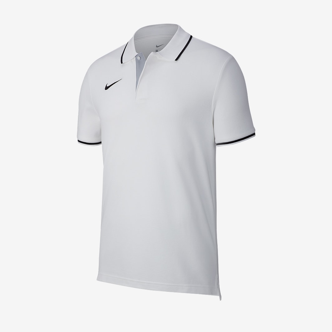 Nike Polo Team Club 19 SS WHITE BLACK AJ1546 100 Nike