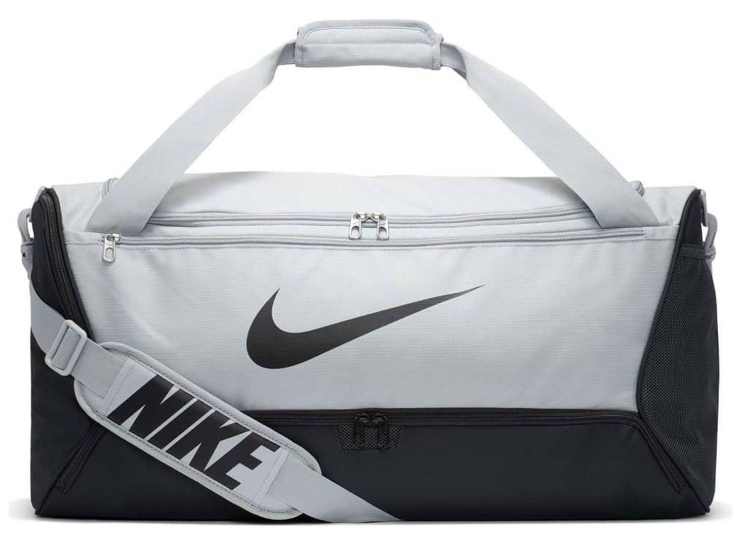 Nike Brasilia Duffel Medium Grey Black BA5955 077 Nike