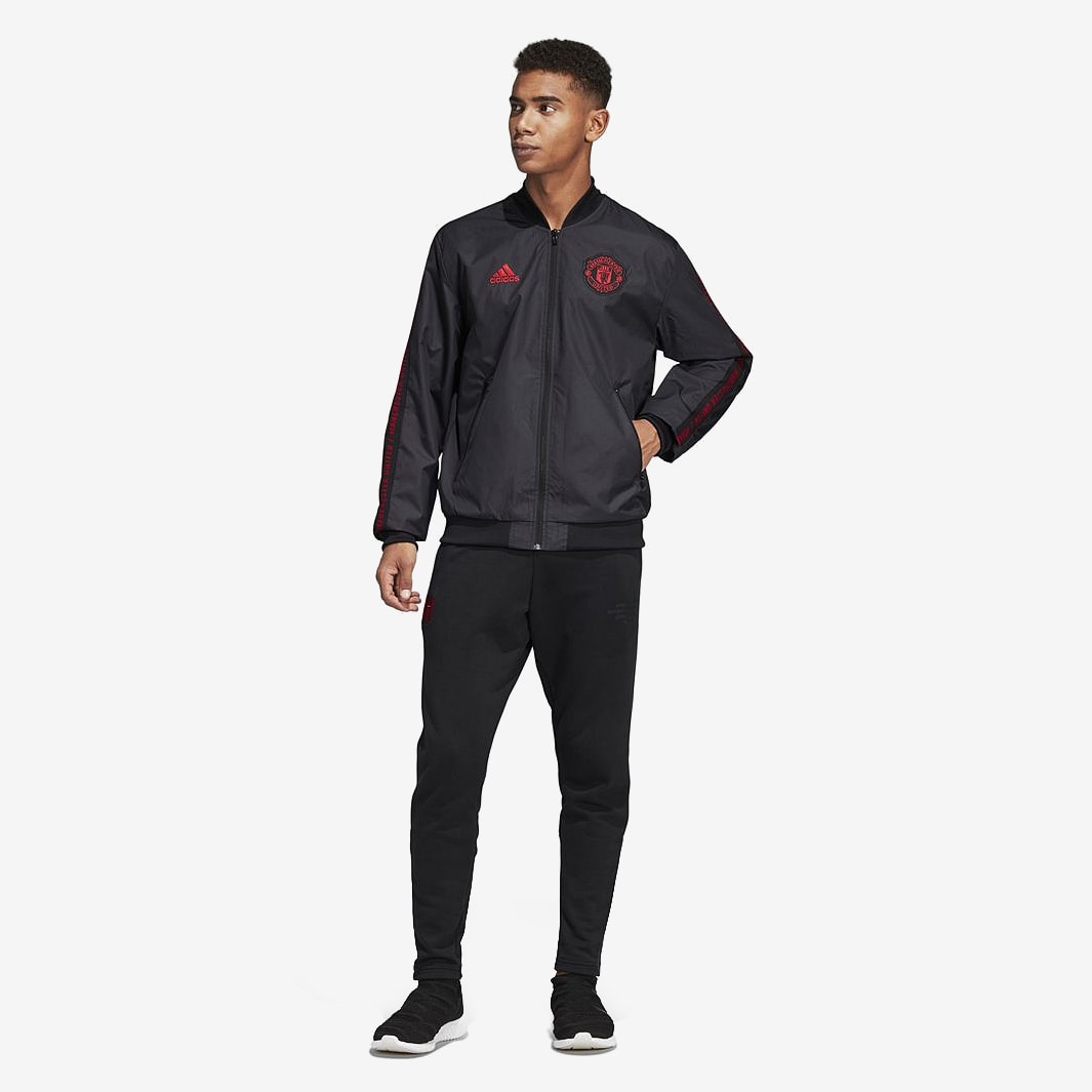 adidas Manchester United 2018 19 Anthem Jacket Black