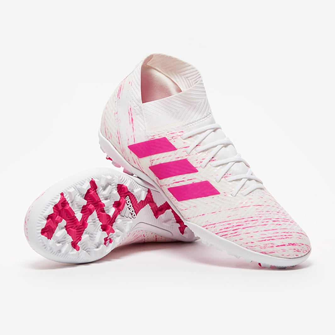 Купить сороконожки adidas nemeziz 18.3 tf - white/shock pink D97984 |  Adidas | онлайн - магазин Аякс•Спорт