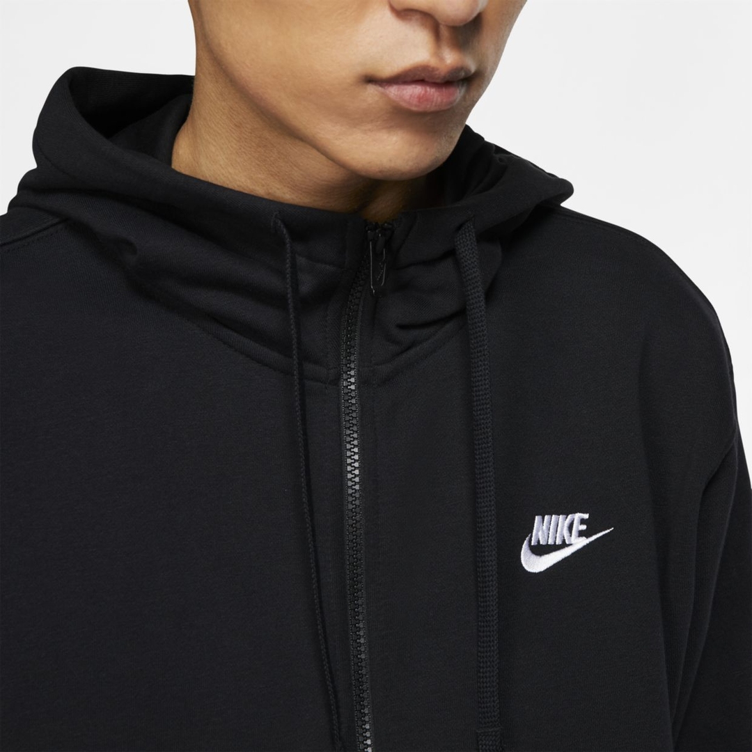 Nike Sportswear Club Men Full Zip Hoodie Black BV2648 010 Nike