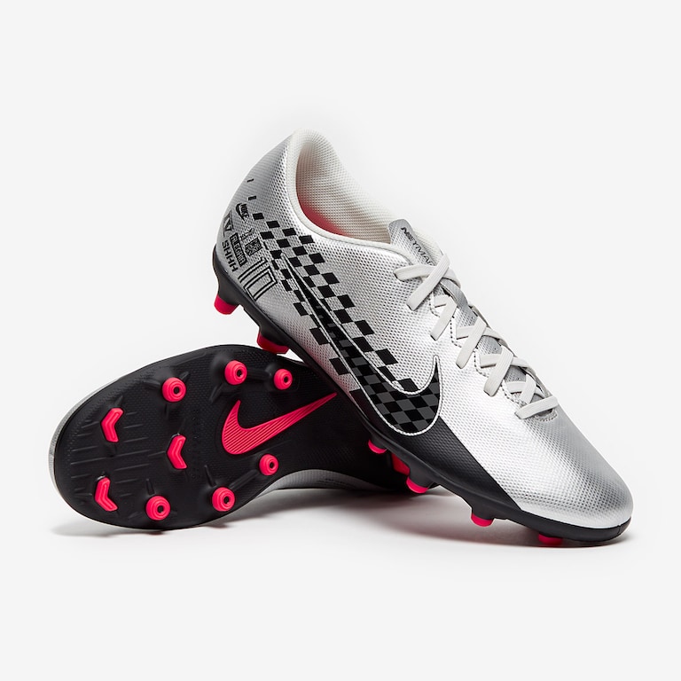 Nike Mercurial Vapor 13 Club Neymar FG MG Chrome Red Orbit Platinum Tint Black AT7967 006 Nike