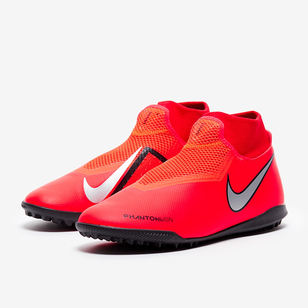 Nike Phantom VSN Academy DF TF Bright Crimson Metallic Silver AO3269 600 Nike