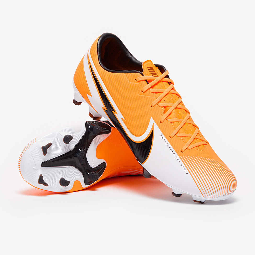 Nike Mercurial Vapor 13 Academy FG MG Laser Orange Black White AT5269 801 Nike