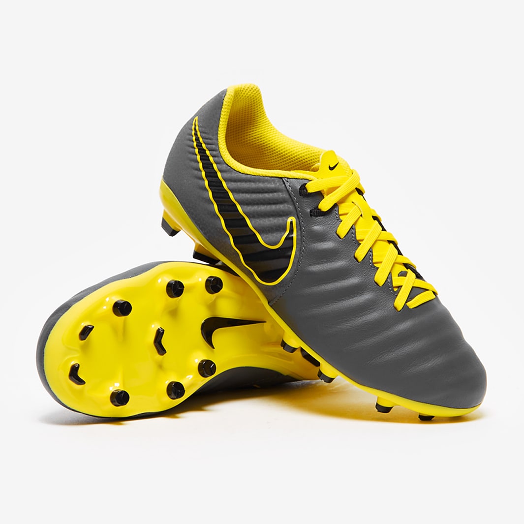 Nike Tiempo Legend VII Academy FG Dark Grey Black Yellow AO2291 070 Nike