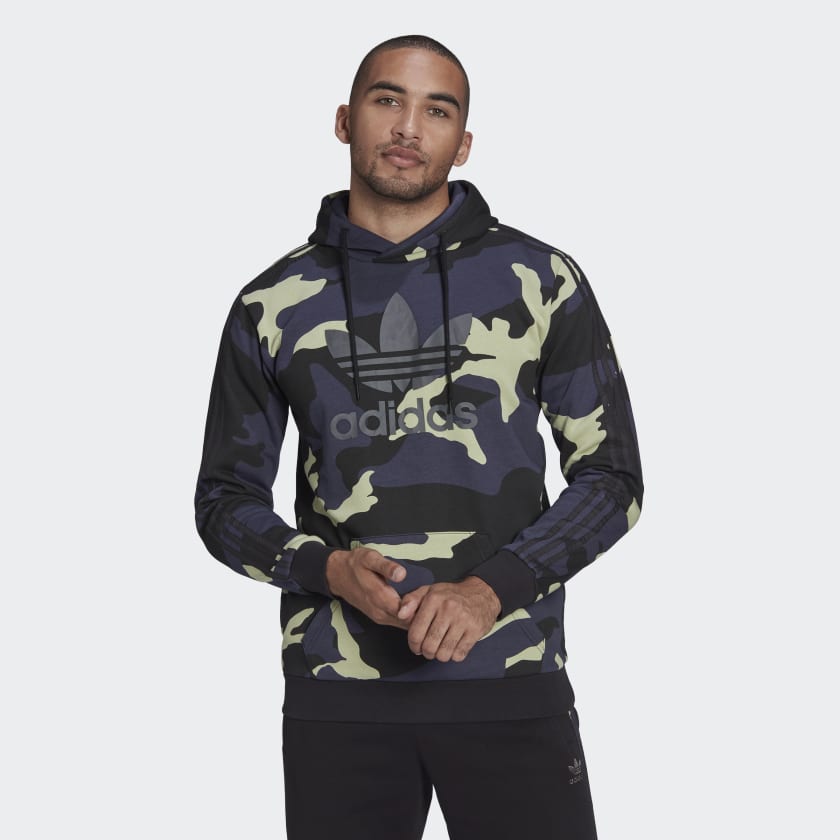 Adidas hotsell camo sweatshirt