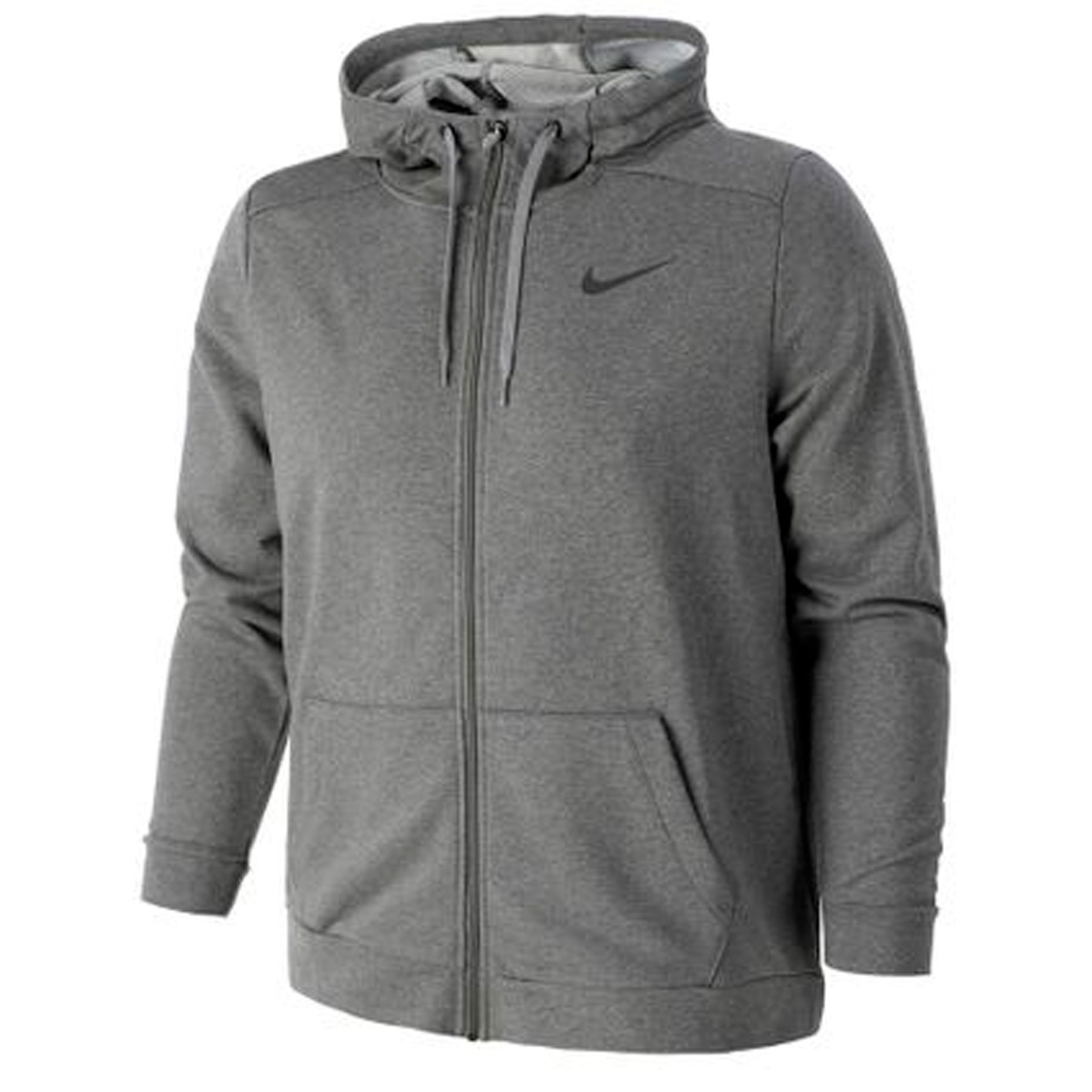 grey nike dri fit jacket