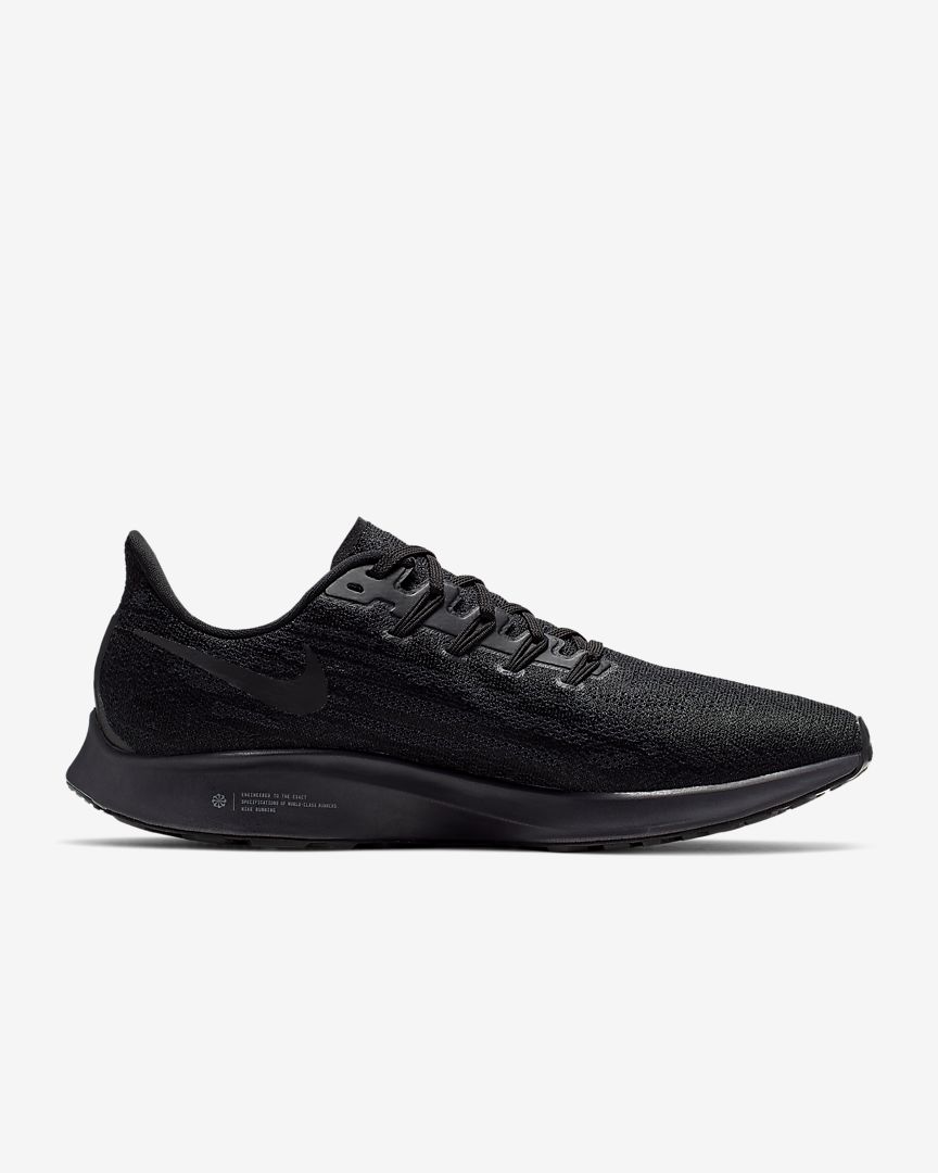 Nike air zoom pegasus 36 black and white best sale