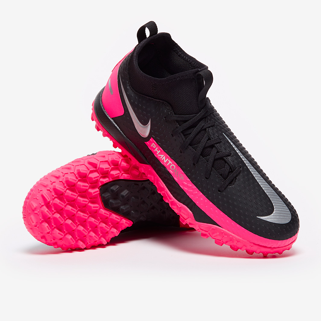 Купить Детские сороконожки Nike Phantom GT Academy TF - Black/Pink Blast  CW6695-006 | Nike | онлайн - магазин Аякс•Спорт