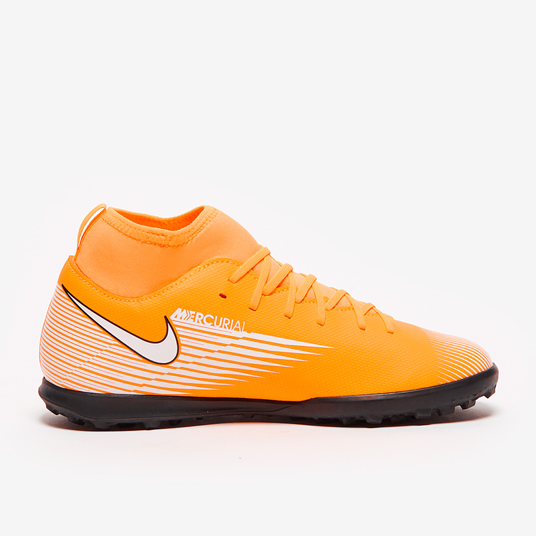 Nike mercurial white orange online