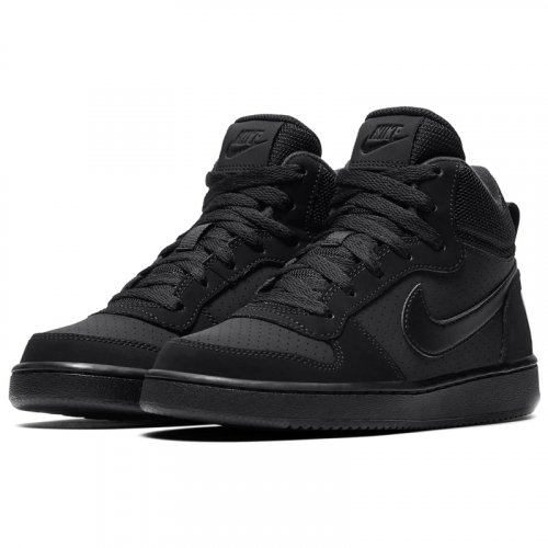 Nike Court Borough Mid Gs Black