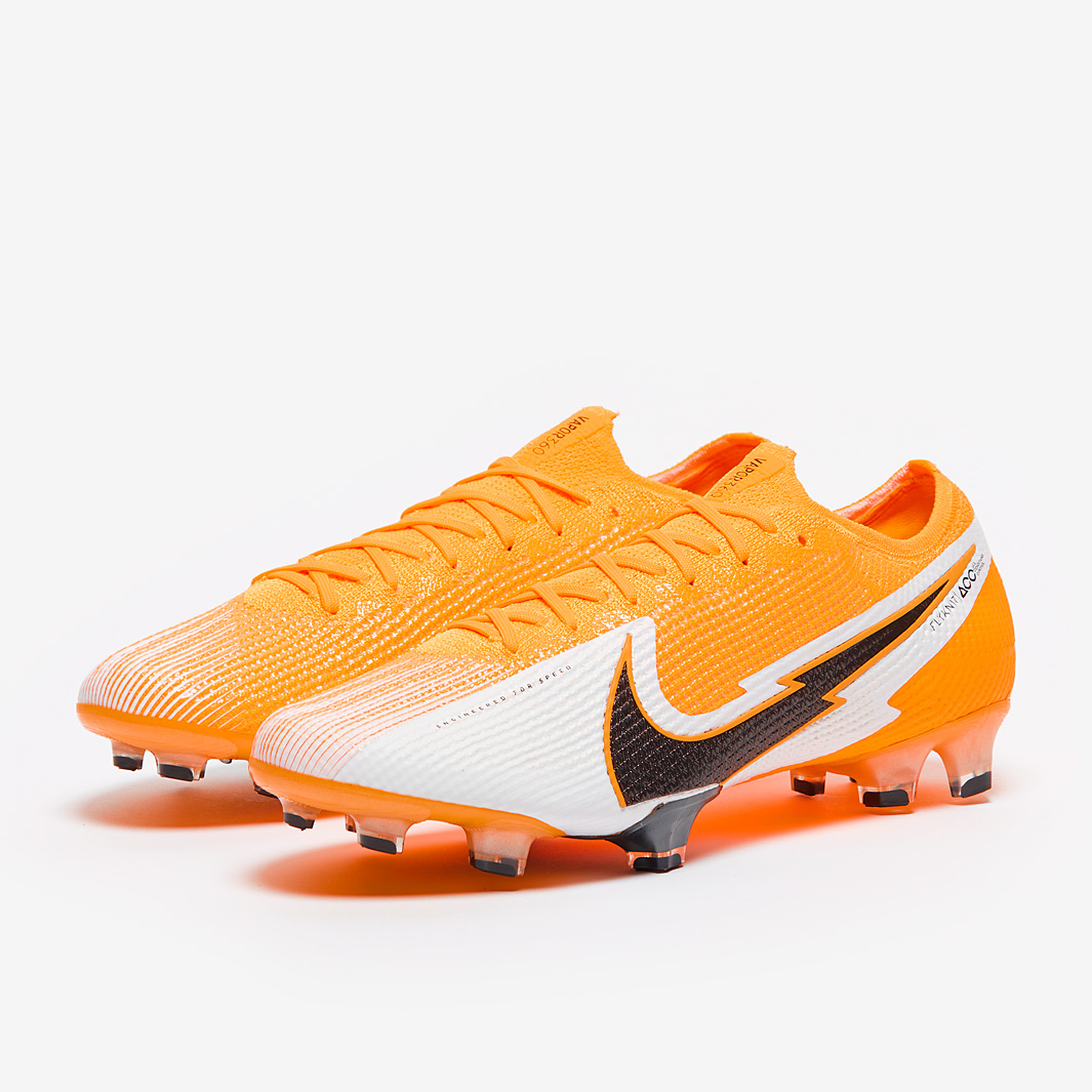 Nike Mercurial Vapor 13 Elite FG Laser Orange Black White AQ4176 801 Nike