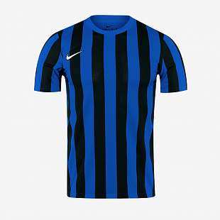 Игровая футболка Nike Striped Division IV Jersey S/S - Royal Blue / Black