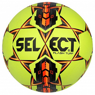 Мяч футбольный Select Flash Turf - Yellow/Red