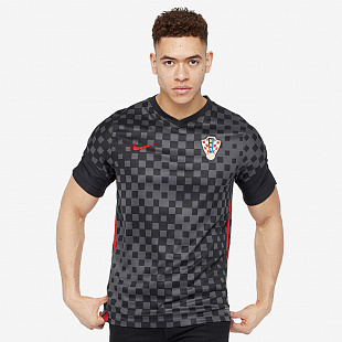 Футболка Nike Croatia 2020 Stadium Away Men's Soccer Jersey - Black