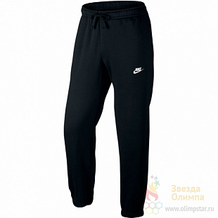 Мужские брюки Nike Pant Cuffed Fleece Club - Black