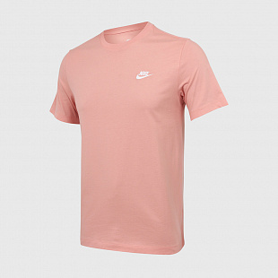 Футболка хлопковая Nike Sportswear Club Tee - Pink