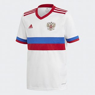 Детская футболка Adidas RFU 21/22 SS Jersey - White / Team Power Red