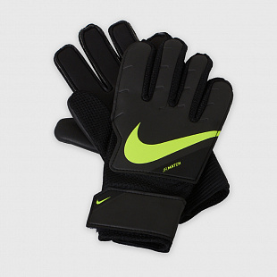 Детские вратарские перчатки Nike Jr. Goalkeeper Match - Black / Yellow
