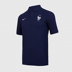 Детское поло Nike France FC - Dark Blue