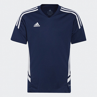 Майка игровая Adidas Condivo 22 Jersey - Team Navy Blue 2 / White