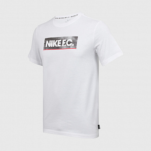 Футболка Nike F.C. Tee Seasonal Block - White