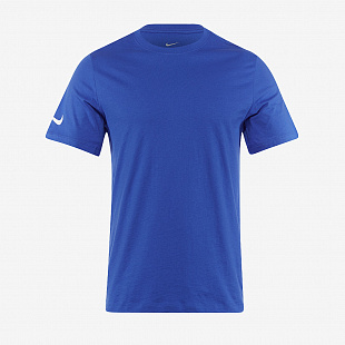 Детская хлопковая футболка Nike Park 20 Tee SS - Royal blue