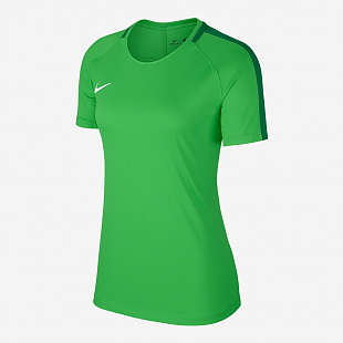 Женская футболка Nike Academy18 Training Top - Green Spark / White