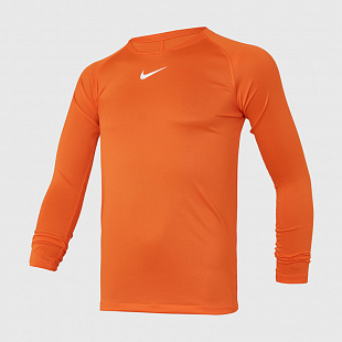 Детский компрессионный свитер Nike Dry Park First Layer  - Safety Orange / White