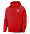 Толстовка Nike Sportswear Club Hoodie Fz Bb - Red