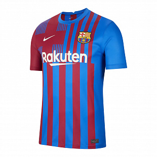 Детская футболка игровая Nike Barcelona Stadium - Blue / Red