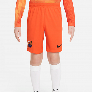 Детские вратарские шорты Nike Barcelona Stadium Goalkeeper - Orange