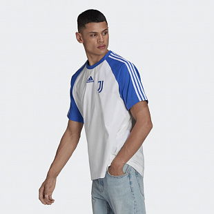 Футболка Adidas Juventus T-Shirt Teamgeist Crew - White / Blue