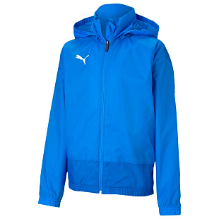 Детская куртка Puma teamGOAL 23 Training Rain Jacket - Blue / White