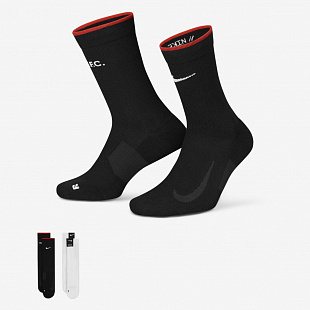 Комплект носков Nike F.C. Multiplier Crew - Black / White