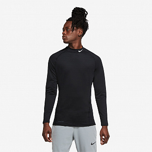 Белье Nike Pro Warm Long-Sleeve Top - Black