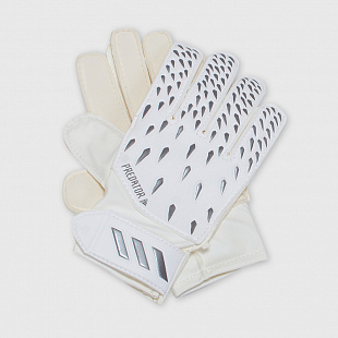 Детские вратарские перчатки Adidas Predator GL - White